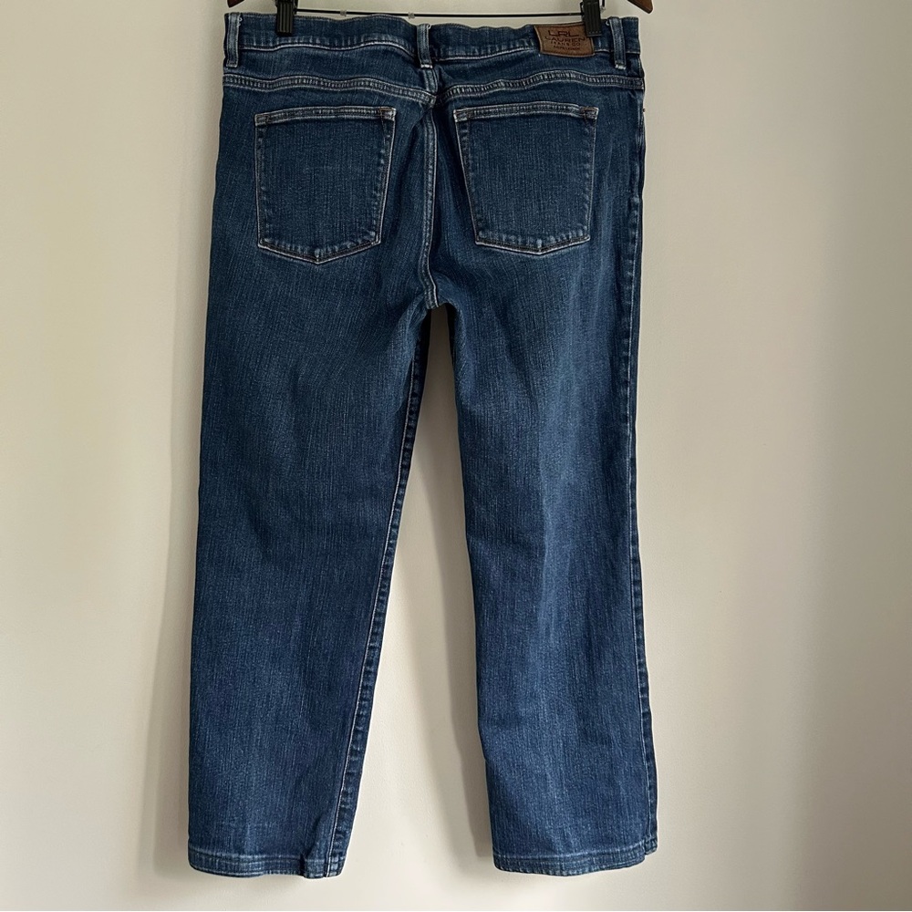 Vintage Ralph Lauren Classic Straight Denim Stretchy Jeans Size 16
